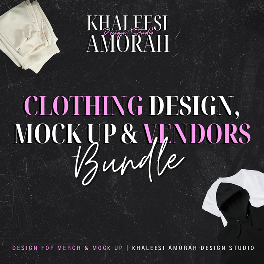 Clothing Design, Mock-up +Vendors